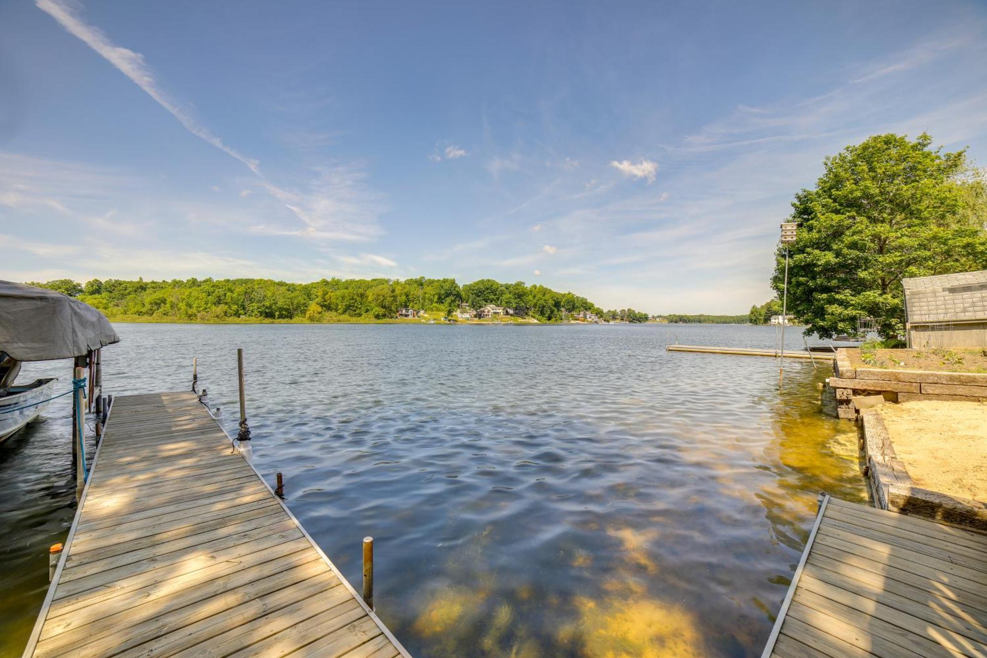 Big Pine Island Lake Cottage With Boat Dock And Kayaks Belding Exterior foto