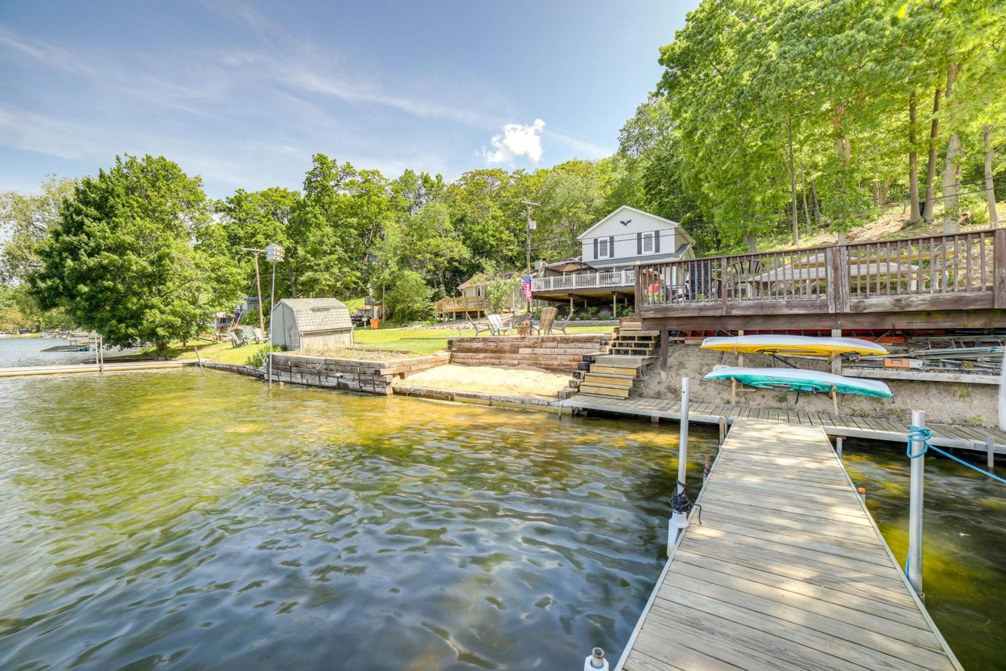 Big Pine Island Lake Cottage With Boat Dock And Kayaks Belding Exterior foto